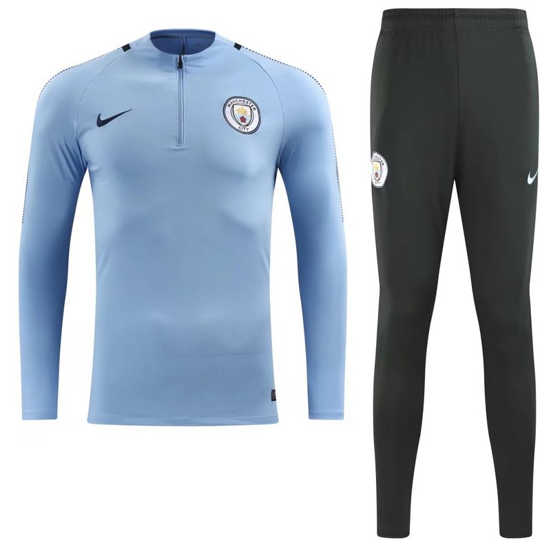 Chandal Manchester City 2017-2018 Azul Claro Gris